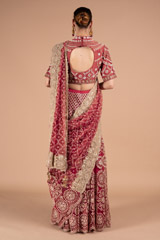 Red Embellished Saree GownDSC07611