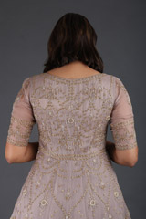 Grey Peplum GownIMG_4898