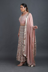 Grey Embroidered LehengaIMG_9269