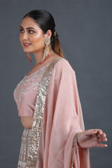 Grey Embroidered LehengaIMG_9270