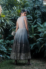 Grey Sequins Corset GownIMG_4507