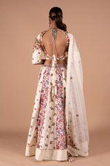 Ivory Chanderi Khali Lehenga SetDSC07928
