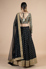Black And Gold LehengaDSC09954
