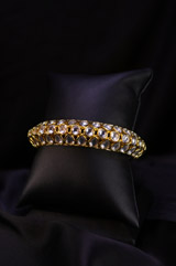 Golden Stone Embedded BanglesIMG_0149