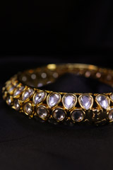 Golden Stone Embedded BanglesIMG_0155