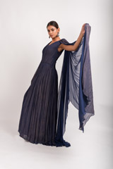 Navy Blue Drape Gown_DSC3683-Edit
