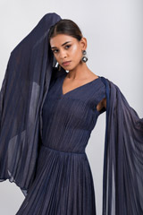 Navy Blue Drape Gown_DSC3686-Edit