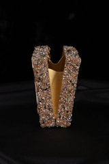 Peach Mother Of Pearl ClutchIMG_1670