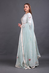 Light Blue High Garden LehengaIMG_8971