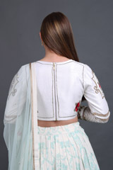 Light Blue High Garden LehengaIMG_8983