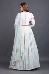 Light Blue High Garden LehengaIMG_8986