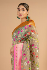 Banarasi Kora Silk SareeDSC04172