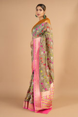 Banarasi Kora Silk SareeDSC04173