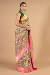 Banarasi Kora Silk SareeDSC04174