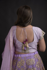 Lavender Gota Lehanga Set_DTR1253
