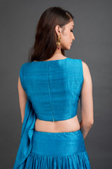 Blue Embroidered Top Bottom Set_DSC4415-Edit