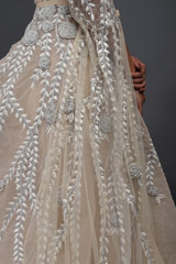 Beige Statement Sleeves GownIMG_6181
