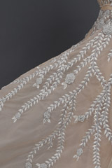Beige Statement Sleeves GownIMG_6185