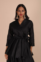 Black Embroidered Top Bottom SetIMG_5157