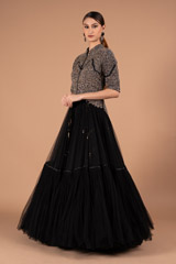 Black Taffeta GownDSC00703