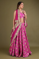 Pink Sequins LehengaDSC03950