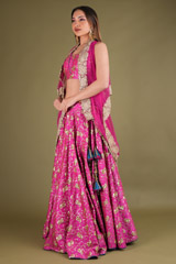 Pink Sequins LehengaDSC03951