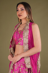 Pink Sequins LehengaDSC03952