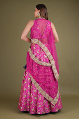 Pink Sequins LehengaDSC03955
