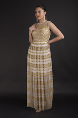 White Laser Cut Gown1432_video