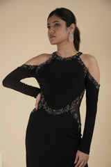 Bonsai Cold Shoulder Gown_DTR0689