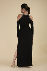 Bonsai Cold Shoulder Gown_DTR0702