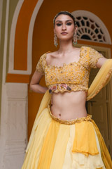 Yellow Lehenga setDSC04271
