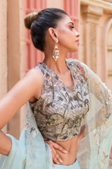 Powder Blue Organza Lehenga Set_DSC6867-Edit