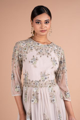 Grey Draped GownDSC06993