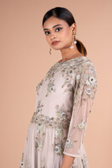 Grey Draped GownDSC06994