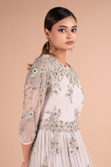 Grey Draped GownDSC06997