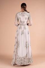 Grey Draped GownDSC06999