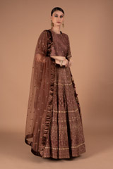 Brown Lehenga SetDSC00757
