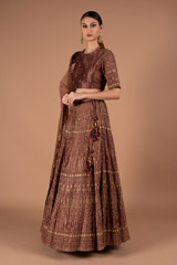 Brown Lehenga SetDSC00758