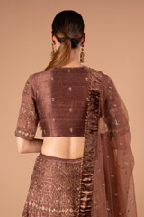 Brown Lehenga SetDSC00762