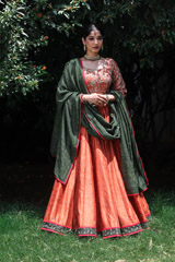 Orange Lehenga SetIMG_8996