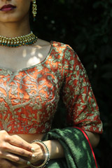Orange Lehenga SetIMG_9006