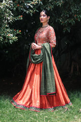 Orange Lehenga SetIMG_9025