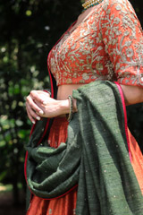 Orange Lehenga SetIMG_9028