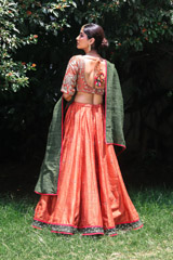 Orange Lehenga SetIMG_9037