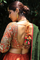 Orange Lehenga SetIMG_9041