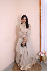 Ivory Lehenga Set1