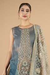 Midnight Blue Gota Patti Lehenga setDSC08988