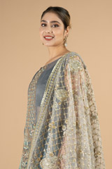 Midnight Blue Gota Patti Lehenga setDSC08989