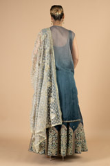 Midnight Blue Gota Patti Lehenga setDSC08995